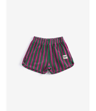 Bobo Choses Striped terry cloth shorts
