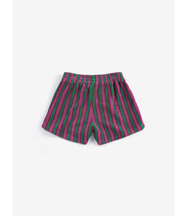 Choses Striped terry cloth shorts