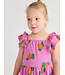 Choses Tangerine all over ruffled dress