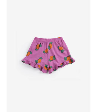 Bobo Choses Tangerine all over ruffled shorts