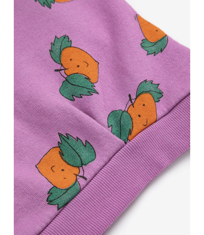 Choses Tangerine all over cropped sweatshirt