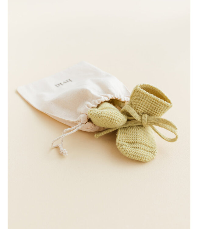 Booties Light Yellow 0-9