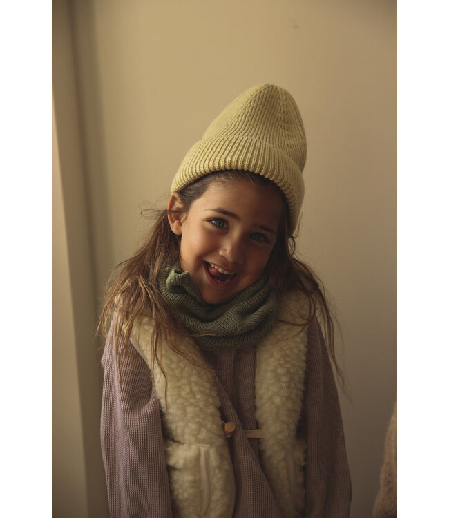 Beanie Fonzie Light Yellow