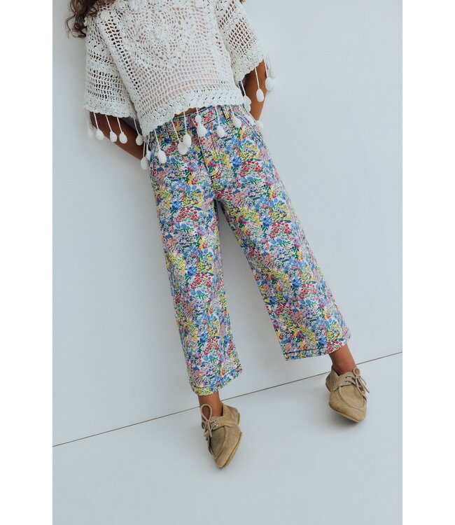 Lily Pant Verbena print