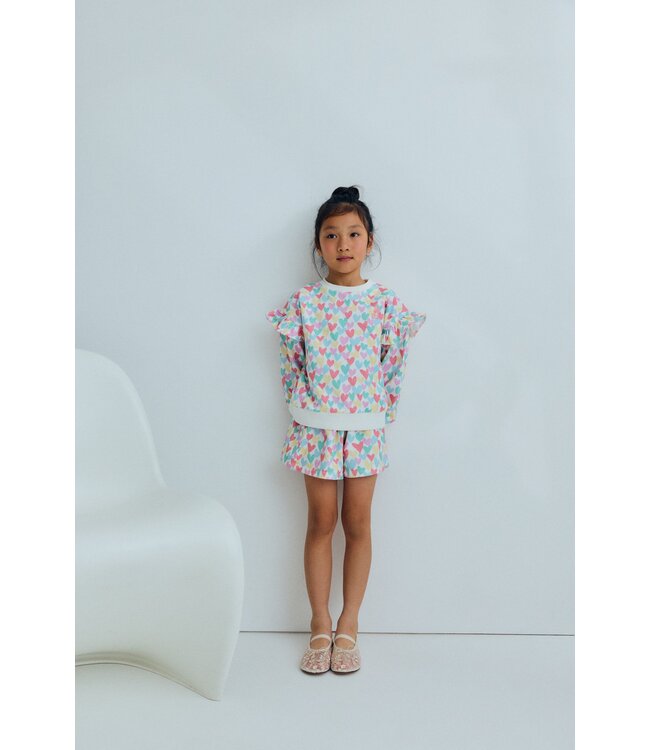 Anis Sweatershirt heart print