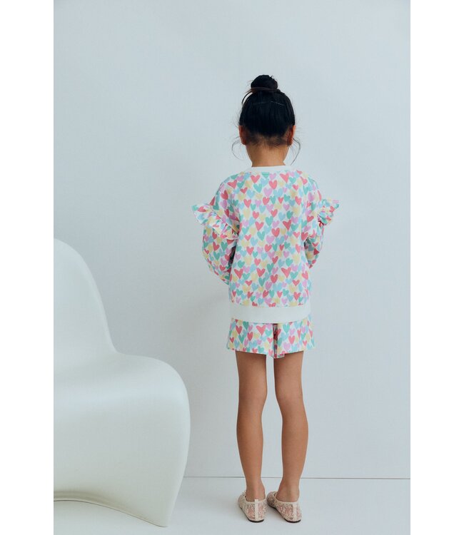 Anis Sweatershirt heart print