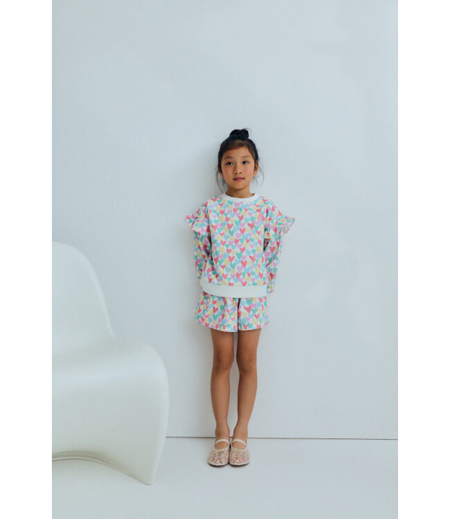 Anis shorts heart print