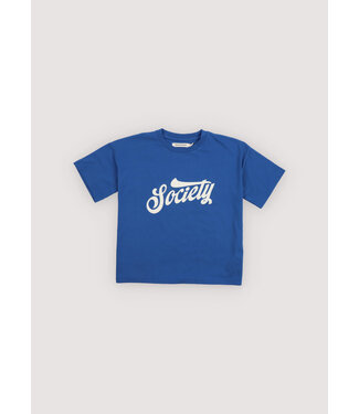 The new society Tilo t-shirt deep sea blue