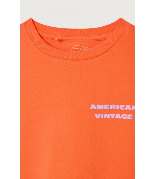 t-shirt Fizvalley MANDARINE VINTAGE