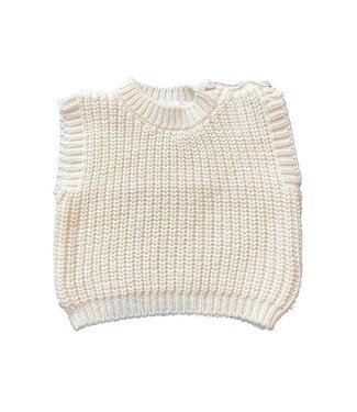 Pequeno Tocon baby Cardigan vest original natural