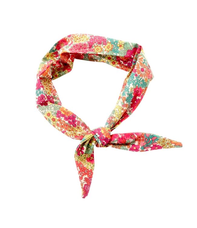 LOVEissue Twilly scarf | Coral flowers