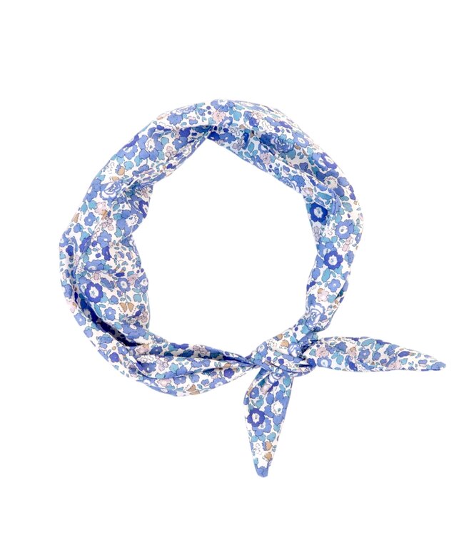 LOVEissue Twilly scarf | Blue bouquet