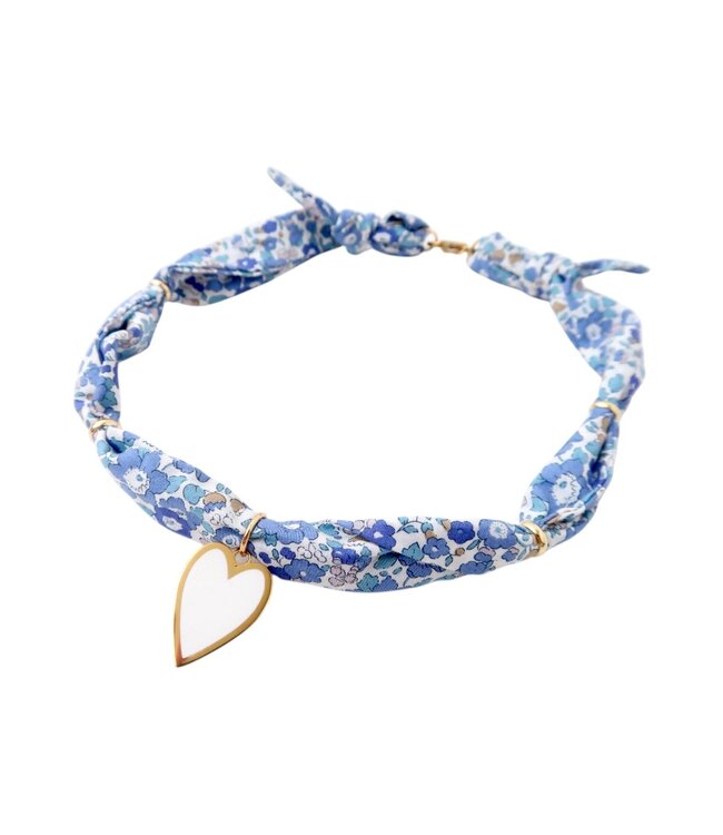 Twilly necklace | Blue bouquet
