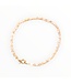 Necklace Seashelly hearts beige