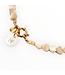 Necklace Seashelly hearts beige