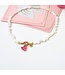 Necklace Seashelly hearts Ivory