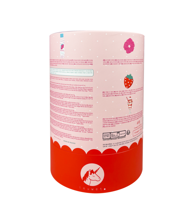 BATH SET STRAWBERRY sweet pink / 6