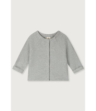 Gray label Baby Raglan Cardigan GOTS 505 Grey Melange