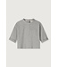 Baby L/S Pocket Tee GOTS 538 Stone Grey - Cream
