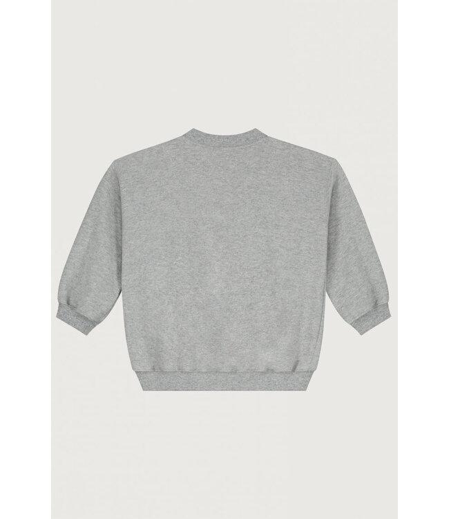 Baby Dropped Shoulder Sweater GOTS 505 Grey Melange