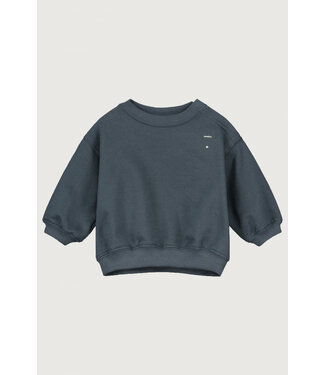 Gray label Baby Dropped Shoulder Sweater GOTS Blue Grey
