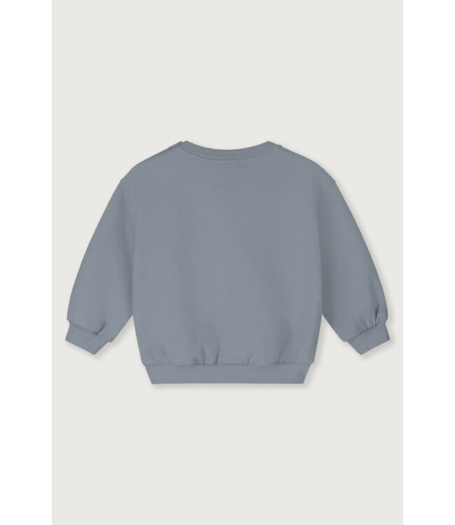 Baby Dropped Shoulder Sweater GOTS 519 Stone Grey