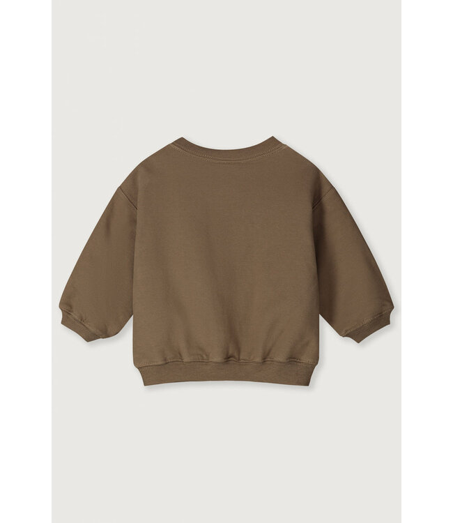 Baby Dropped Shoulder Sweater GOTS 527 Woody