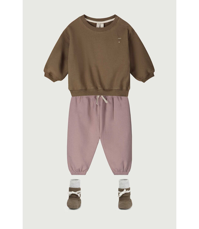 Baby Dropped Shoulder Sweater GOTS 527 Woody