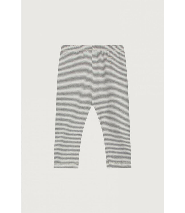 Baby Leggings GOTS 506 Grey Melange - Cream