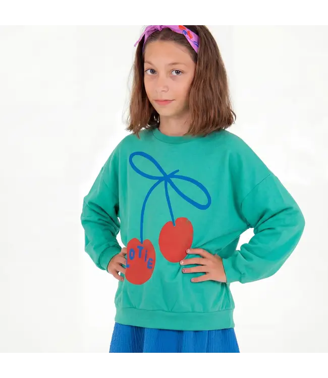 Sweatshirt cherries Green