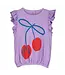 Ruffle slee tee Lotie Cherries