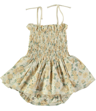 Pequeno Tocon Baby dress flowers