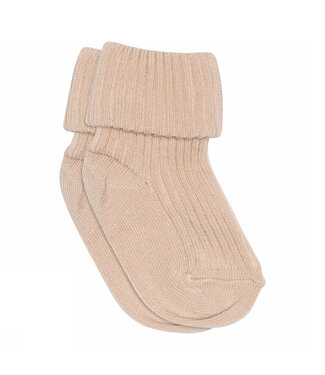 MP Denmark Cotton rib baby socks Rose Dust