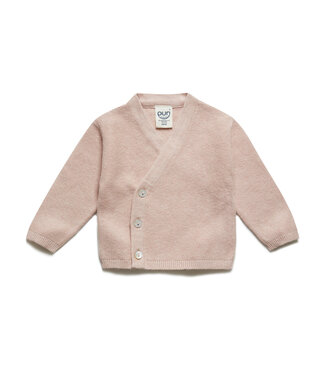 Puri organic vest kimono cameo rose