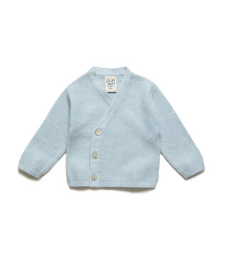 Puri organic kimono vest blauw