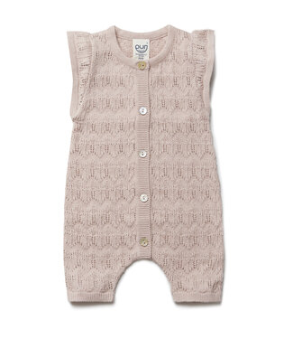 Puri organic overall ajour cameo rose