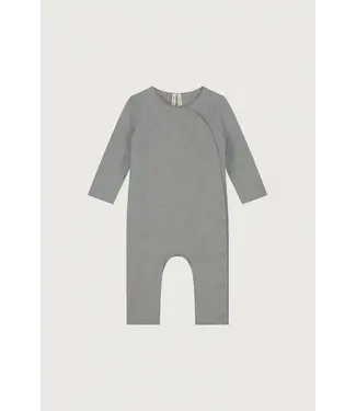 Gray label Baby Suit with Snaps GOTS stone