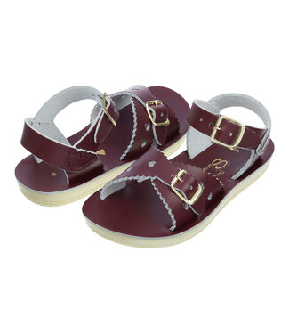Salt water sandals Sweetheart Child Claret