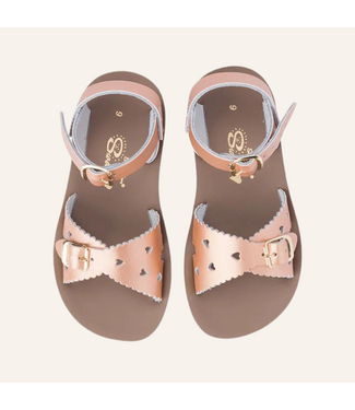 Salt water sandals Sweetheart Child Rose Gold
