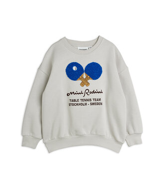 Mini Rodini MR tennis chenille sweatshirt Grey