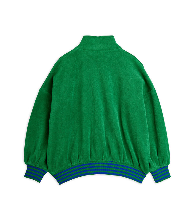 MR tennis patch terry cardigan