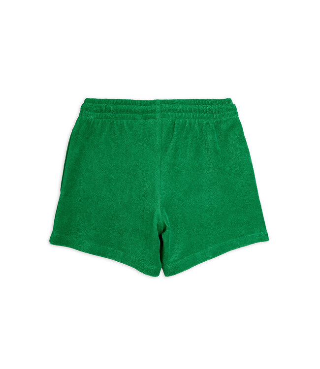 MR tennis patch terry shorts green