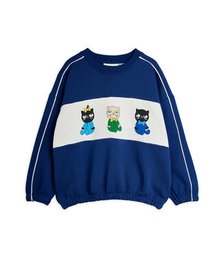 Mini Rodini Minibabies pine sweatshirt Blue