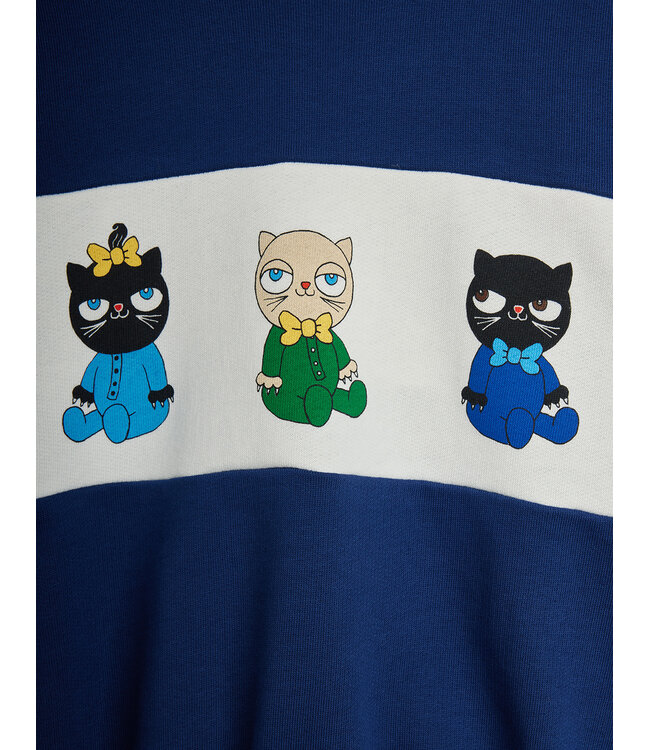 Minibabies pine sweatshirt Blue