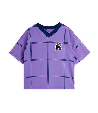 Mini Rodini Check up panther patch SS tee