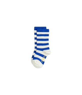 Mini Rodini MR Socks wit/blauw streep
