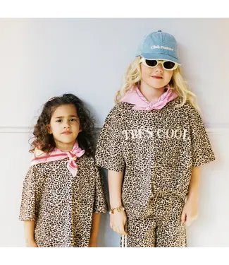 Atelier Pomme Oversized Tee leopard