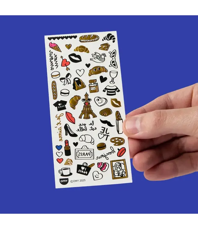 FLASH TATTOO - I LOVE PARIS