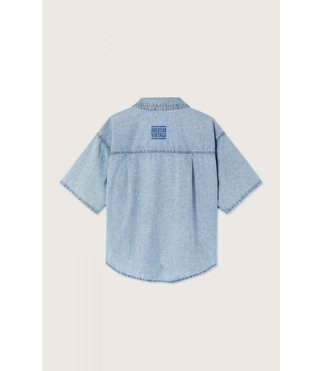 Blouse blue snow