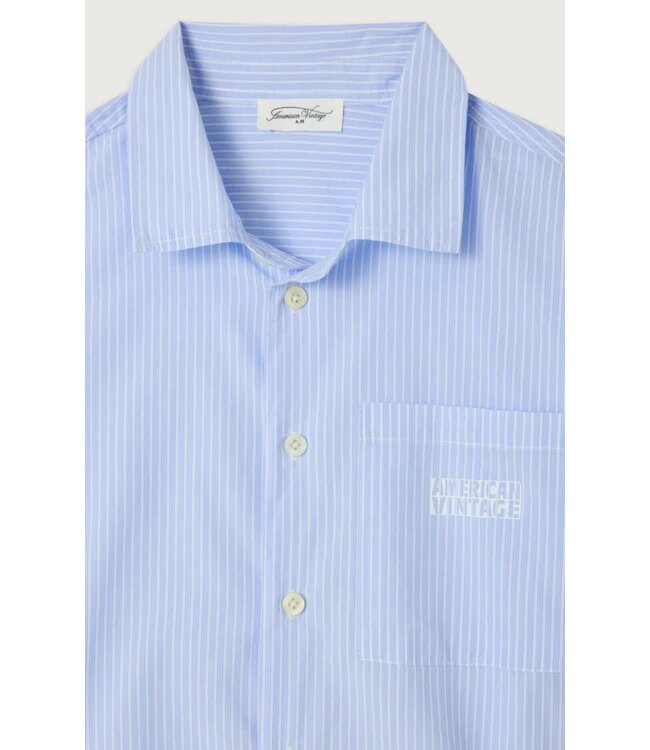 Blouse blue stripes